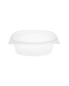 ENVASE TRANSPARENTE RECTANGULAR CON TAPA DE 2000 ml (240x190mm) PAQUETE DE 25 UNIDADES