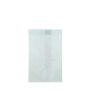 BOLSA DE PAPEL BLANCA PARA 1 BOLLO 14+4X18 PAQUETE DE 100 UNIDADES