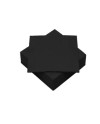 SERVILLETAS COCTAIL 20X20 NEGRAS 2/C 100% CELULOSA CAJA DE 60PAQX100UNIDS