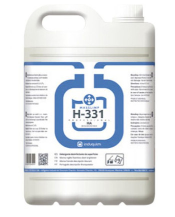 DESINFECTANTE DETERGENTE MASSLIMP DESINCOL H-331 GARRAFA DE 5 LITROS