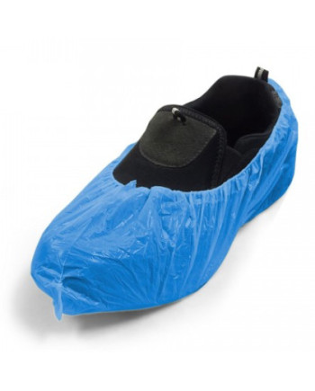 CUBREZAPATOS DESECHABLES PE AZUL GALGA 80 AZUL PAQUETE DE 100 UNIDADES