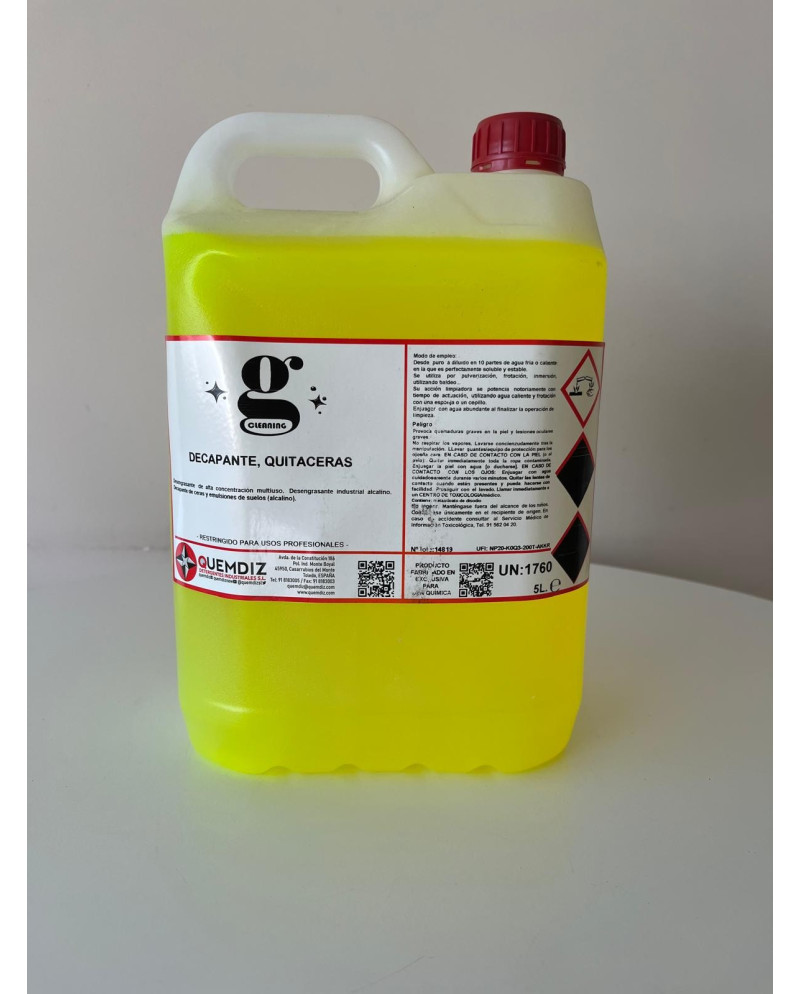DECAPANTE QUEMDIZ CLEANING GARRAFA DE 5 LITROS