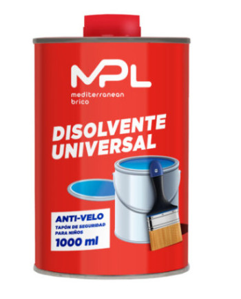 DISOLVENTE UNIVERSAL BOTE DE 1 LITRO