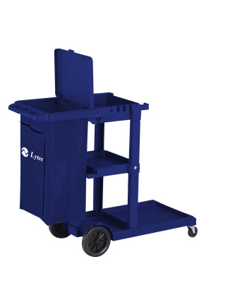 CARRO LIMPIEZA AZUL ECOLYTEC C/TAPA AF08160TB