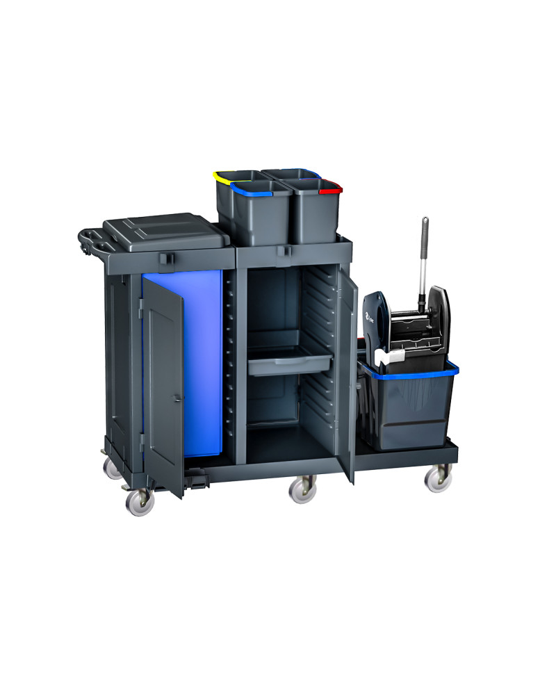 CARRO LIMPIEZA CERRADO LYTEC STAFF ANETO NEGRO