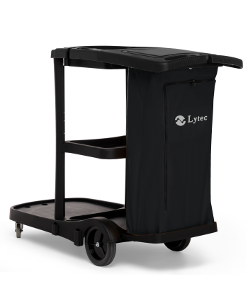 CARRO LIMPIEZA NEGRO AZABACHE C/TAPA LYA9013