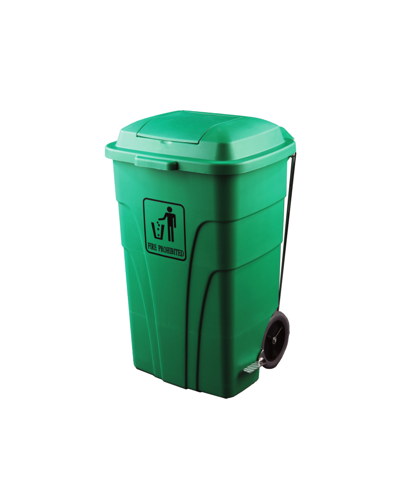 CONTENEDOR LYTEC 120L VERDE PEDAL AF07302A