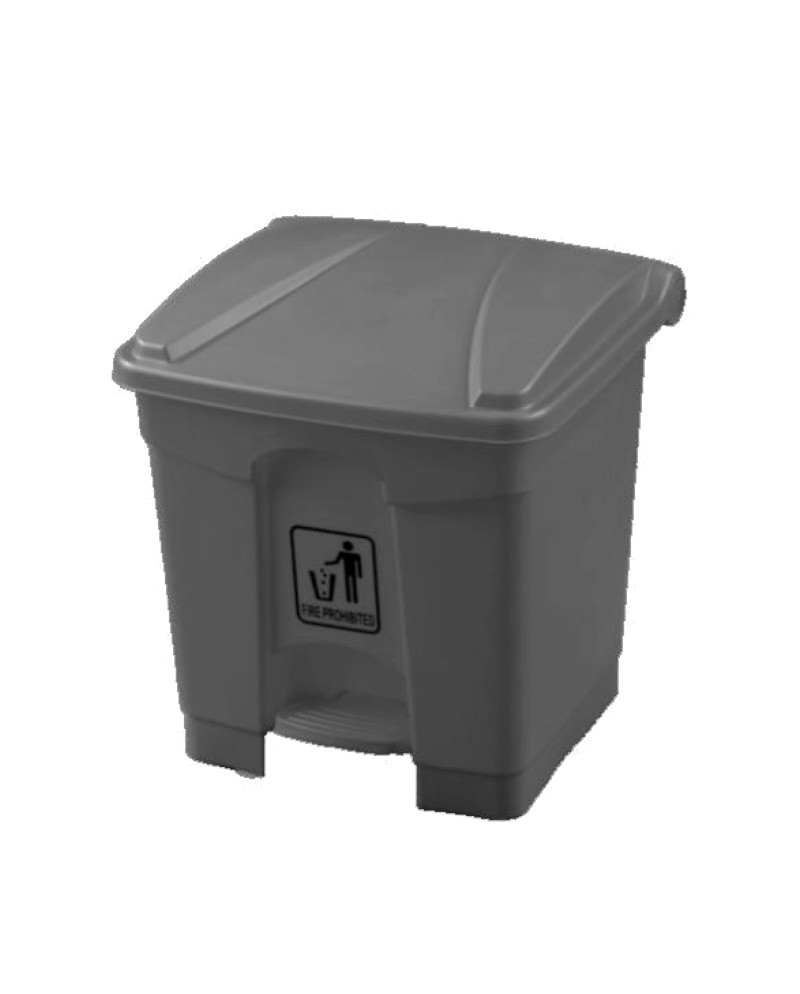 CONTENEDOR LYTEC 30L GRIS C/PEDAL AF07330