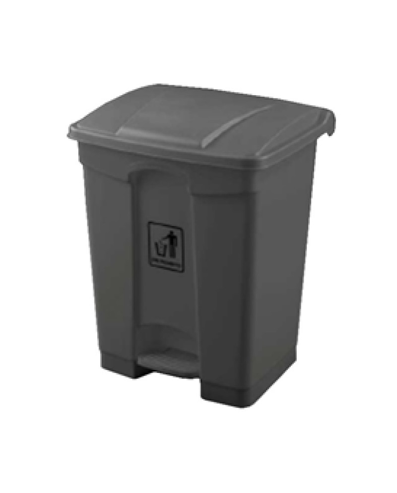 CONTENEDOR LYTEC 87L GRIS C/PEDAL S/TAPA  AF07318R