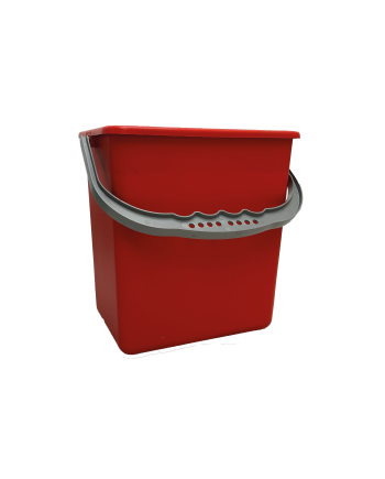 CUBO 6L MULTIUSOS ROJO UNIDAD