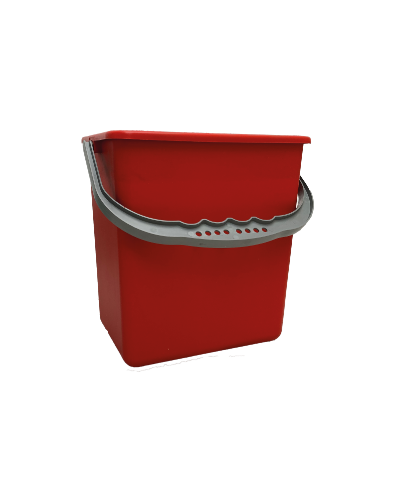 CUBO 6L MULTIUSOS ROJO UNIDAD