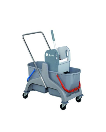 CUBO TANK LYTEC ECO DOBLE C/PRENSA 2X18L SCPEC36D CON BARRA