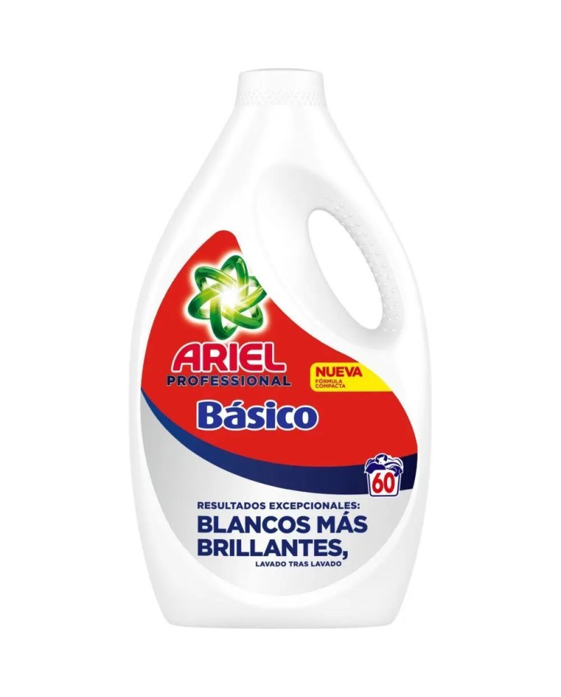 P&G ARIEL BASICO LIQUIDO (2X3LITROS) 2X60CACITOS