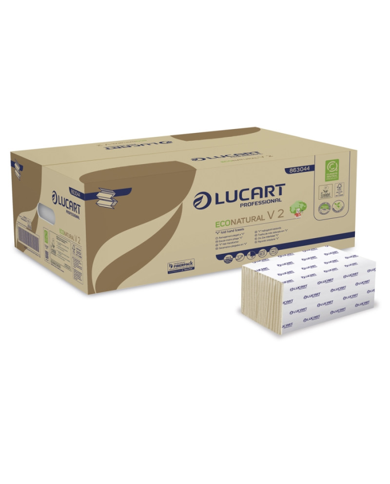 TOALLA Z LUCART ECONATURAL (CAJA 20PAQX190UNIDS) 863044