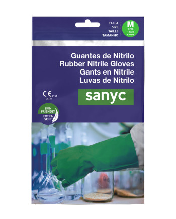 *GUANTE NITRILO IND.VERDE T/PEQ PAR