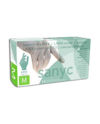 GUANTE LATEX S/POLVO T/XG (P 100)