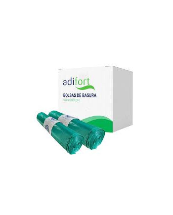 *B.BASURA 52X60 VERDE (G80) ROLLO 25