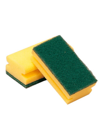 *FIBRA VERDE C/ESPONJA ADILIM (UND) 100X150MM