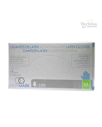 GUANTE LATEX T/G (PAQ 100)
