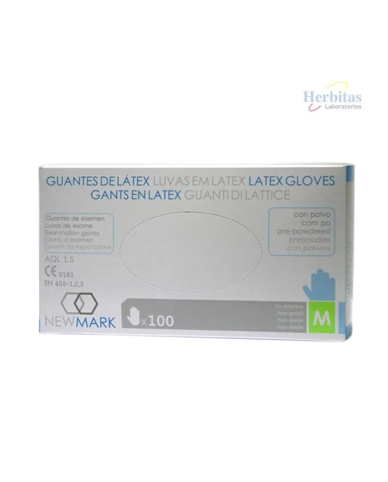 GUANTE LATEX T/P (PAQ 100)