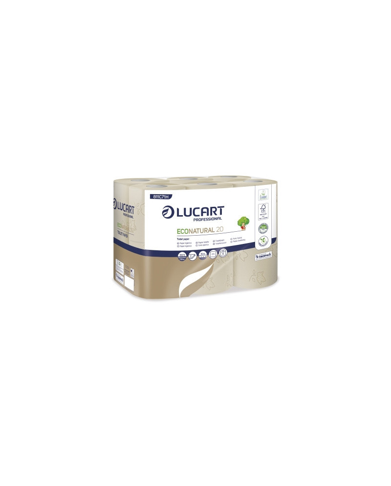 HIG.DOM.LUCART 2/C ECONATURAL 20 (FARDO 108 ROLLOS) 811C71J