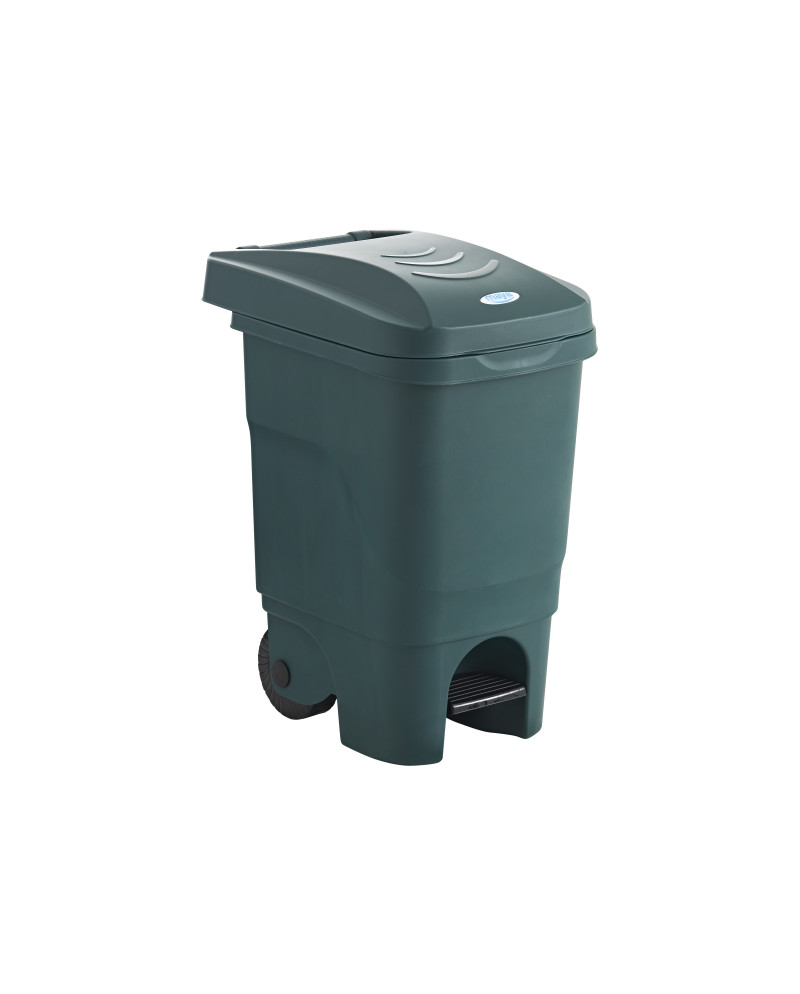 CONTENEDOR PEDAL/RUEDAS 60L GRIS