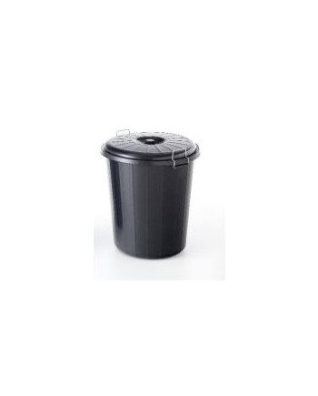 CUBO 90 LITROS C/TAPA NEGRO (UNIDAD)