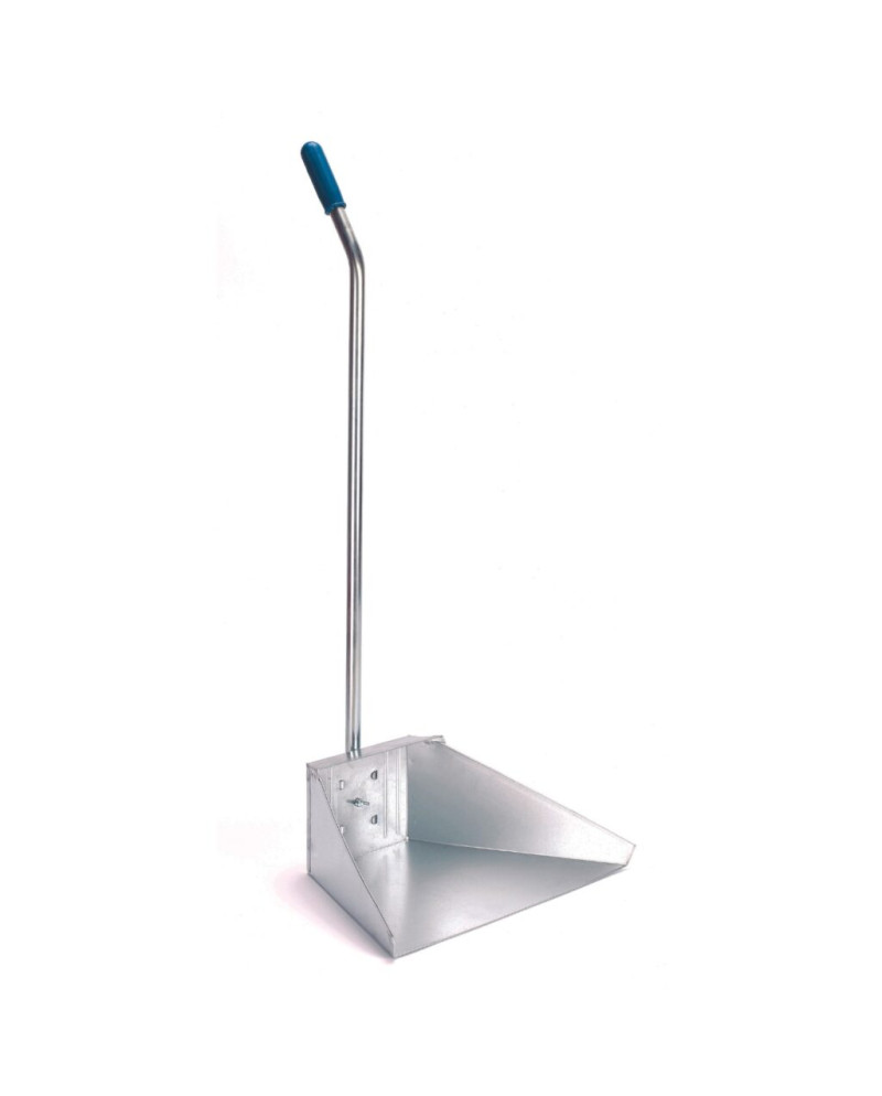 RECOGEDOR METALICO C/PALO MAYA (UNIDAD) CHAPA GALVANIZADA