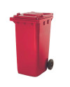 CONTENEDOR RUEDAS 240L ROJO