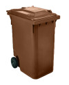 CONTENEDOR 360 LITROS GRIS TAPA MARRON (UNIDAD)