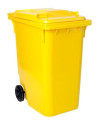 CONTENEDOR 360 LITROS GRIS TAPA AMARILLA (UNIDAD)