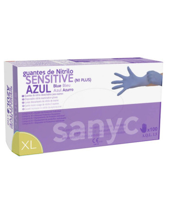 GUANTE NITRILO AZUL T/XG (1X100) PRIME
