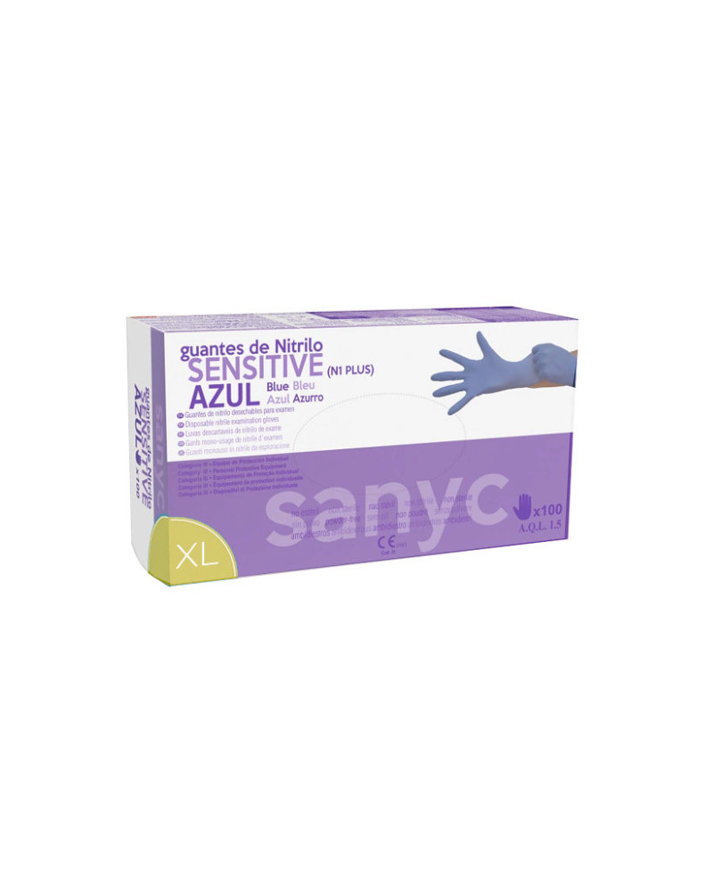 GUANTE NITRILO AZUL T/XG (1X100) PRIME