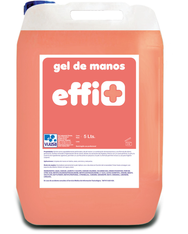 GEL MANOS EFFI+ 5 LITROS