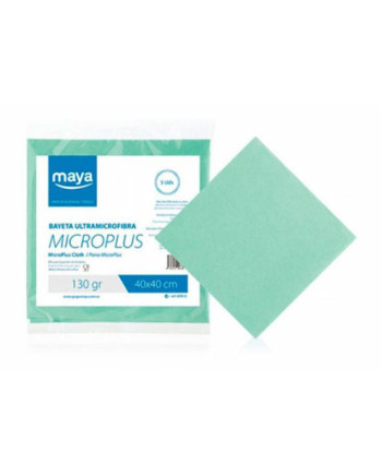 BAYETA MICROPLUS VERDE (5 UNIDS) MAYA 40X40CMS