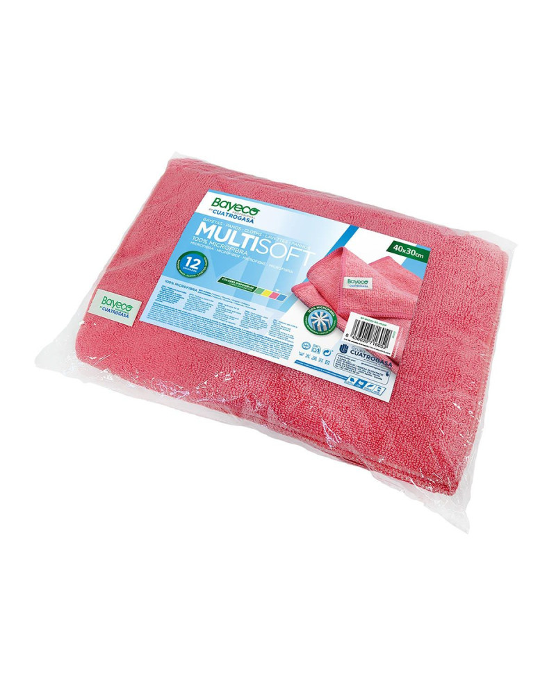 BAY.MICROFIBRA ROJA (12 UNIDS)