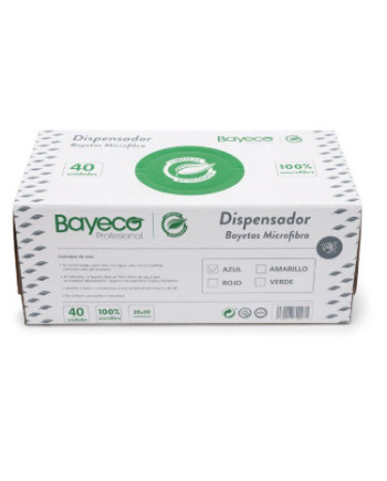 BAY.MICROFIBRA AMARILLA 30x30 (40 UNIDS) CAJA DISPENSADORA