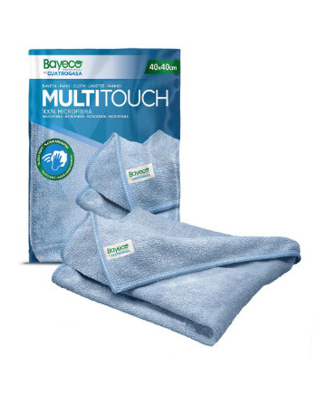 BAYETA AZUL MICROFIBRA PLUS 40X40 UNID