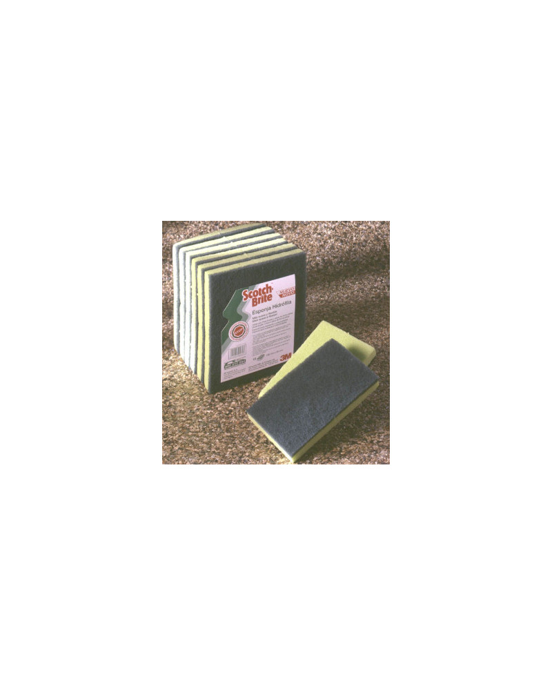 SCOTCHBRITE 96 CON ESPONJA HIDROFILA 158X95MM VERDE (PAQUETE 12 UNIDS)