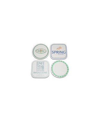 POSAVASOS CARTON BLANCO REDONDO 9CMS (500 UNIDADES)