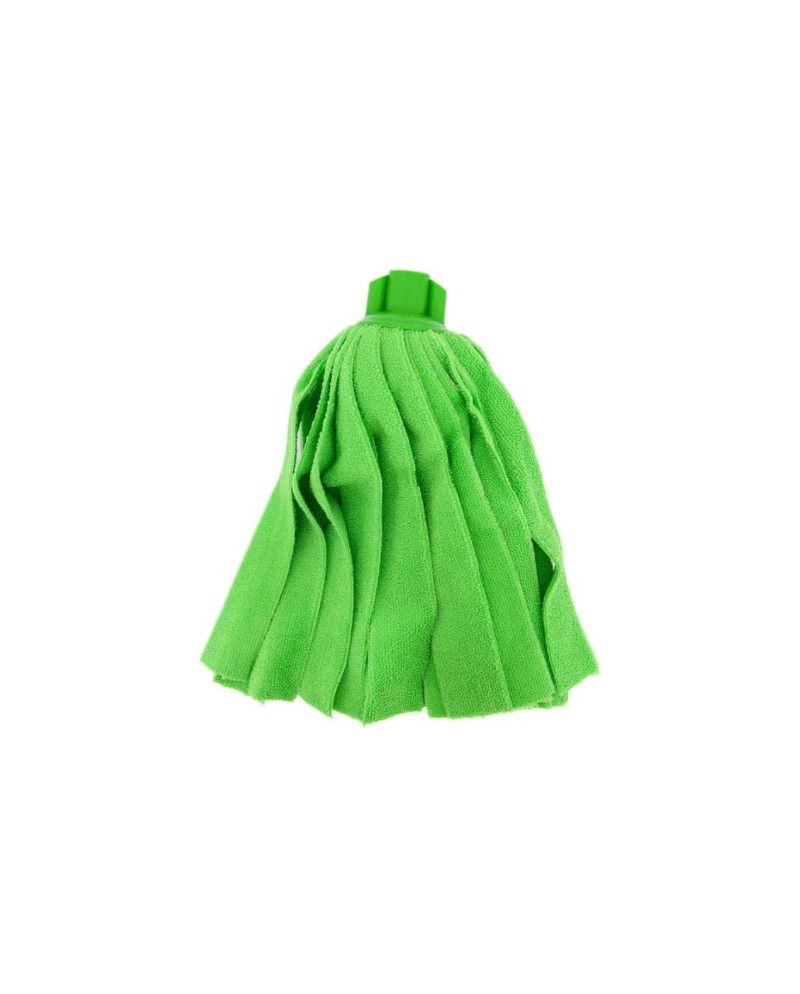 FREGONA MICROFIBRA TIRAS VERDE 155 GRAMOS
