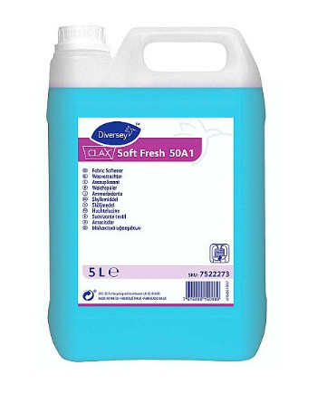 SUAVIZANTE TEXTIL CLAX SOSFT FRESH CAJA DE 2 GARRAFAS DE 5 LITROS