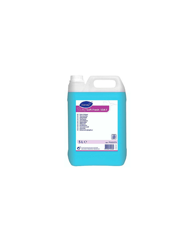 SUAVIZANTE TEXTIL CLAX SOSFT FRESH CAJA DE 2 GARRAFAS DE 5 LITROS