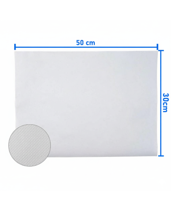 MANTEL 35X50 BLCO SIN ORLA (CAJA 1000)