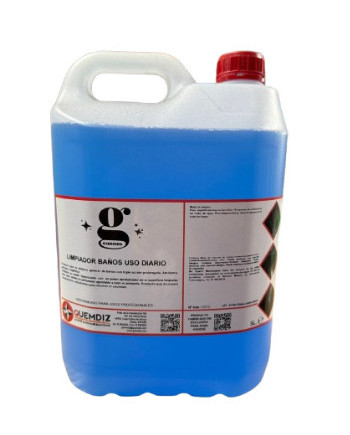 LIMPIADOR DE BAÑOS USO DIARIO QUEMDIZ CLEANING GARRAFA DE 5 LITROS