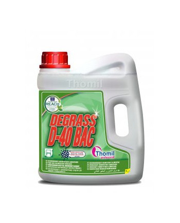 LIMPIADOR DE SUPERFCIES THOMIL DEGRASS D-40 BAC CAJA DE 2 GARRAFAS DE 4 LITROS
