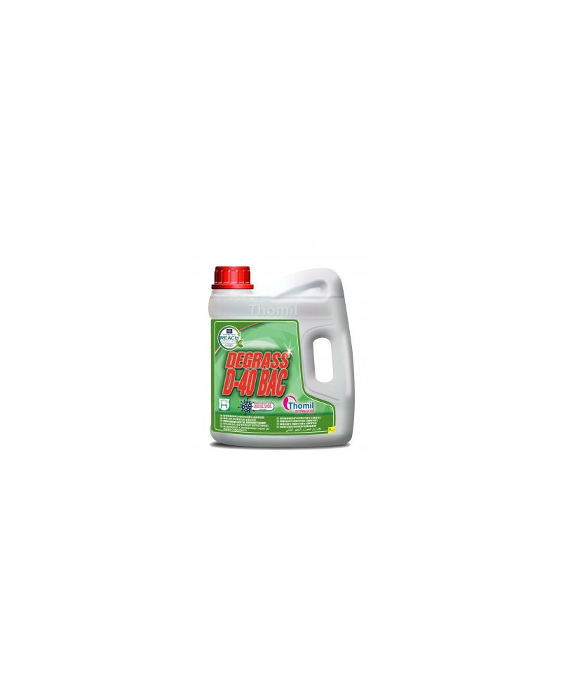 LIMPIADOR DE SUPERFCIES THOMIL DEGRASS D-40 BAC CAJA DE 2 GARRAFAS DE 4 LITROS