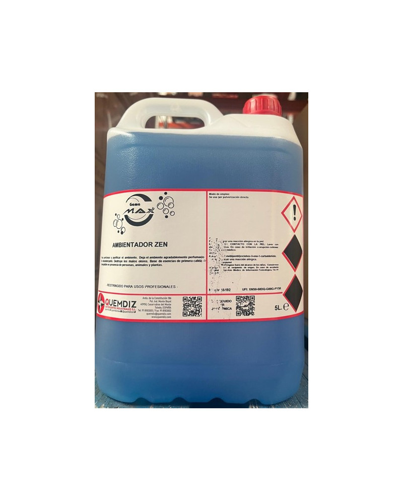 AMBIENTADOR ZEN MAX GARRAFA DE 5 LITROS
