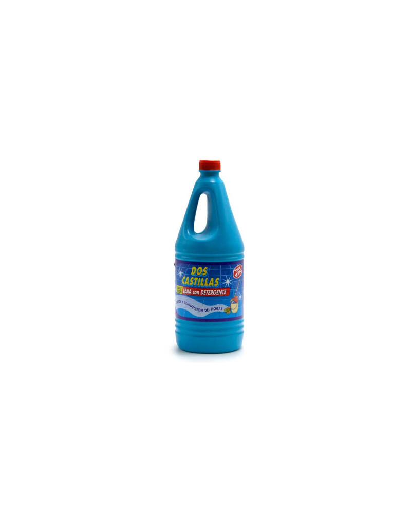 LEJÍA CON DETERGENTE DOS CASTILLAS BOTELLA DE 2 LITROS