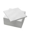 SERVILLETAS 30X30 2 CAPAS BLANCA  CARICIAS CAJA DE 32 PAQUETES DE 100 UNIDADES